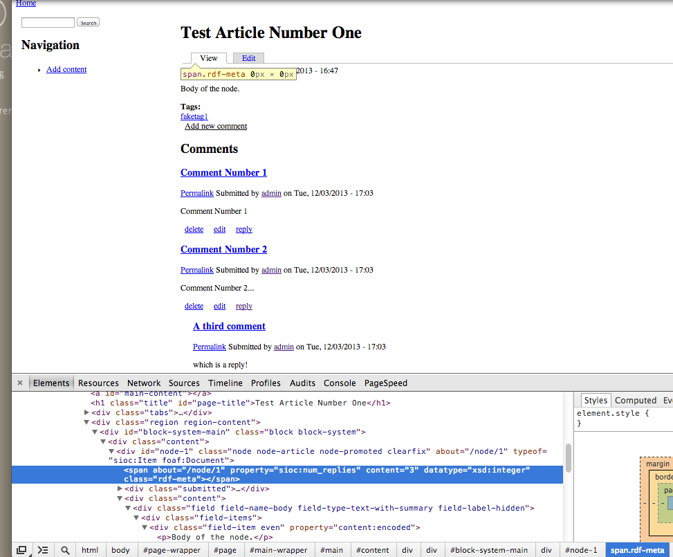 screenshot of markup with 3 comments
